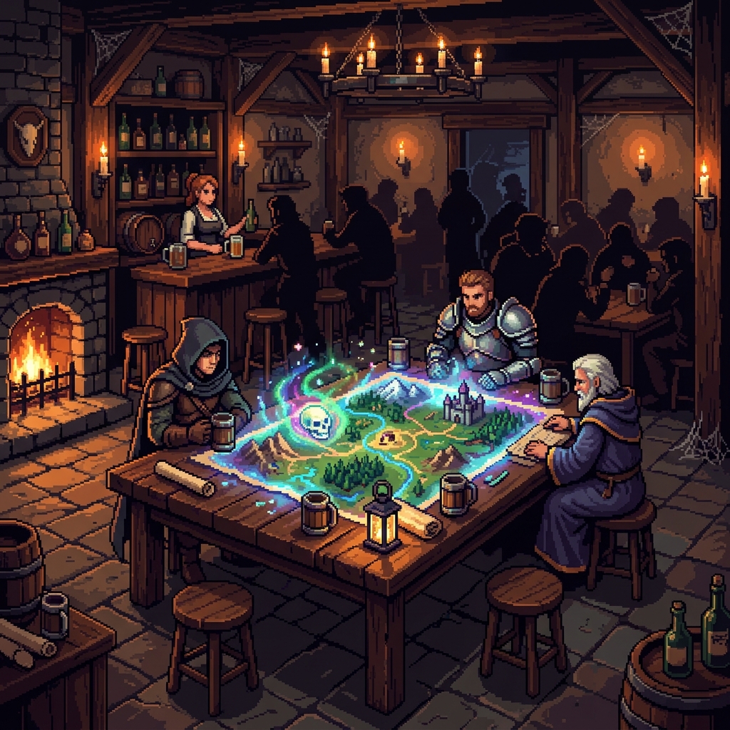 Fantasy Tavern Pixel Art